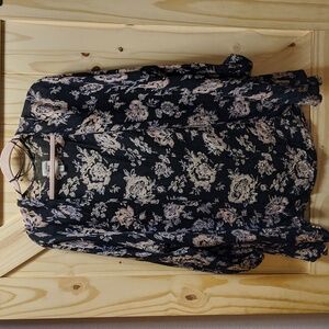 Billabong Floral Kimono Open-front Duster